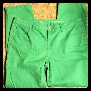 Liz Claiborne size 14 green jeans
